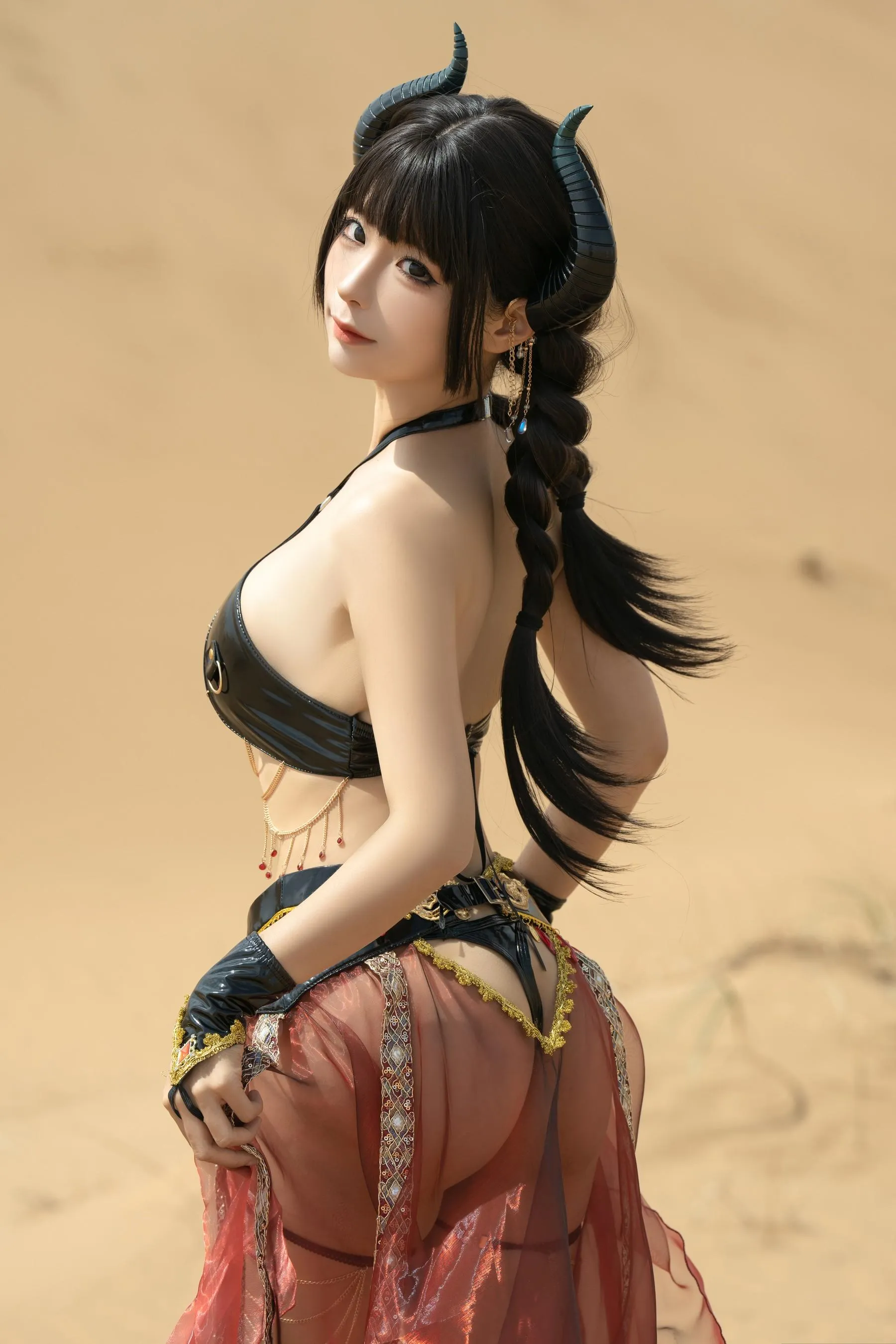 蠢沫沫 – NO.244 沙漠魅魔 [10P]插图7